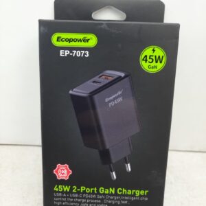 FUENTE ECOPOWER EP- 7073 45W/USB/USB-C
