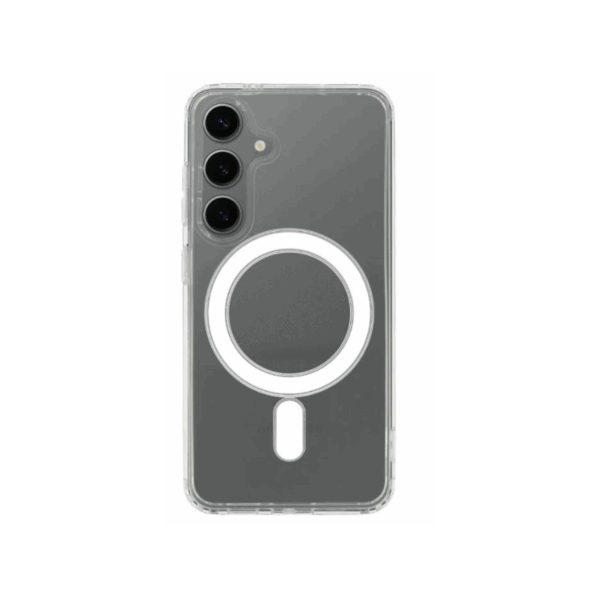 Pure Clear Magnetic Shockproof Case for Samsung S24 (Clear)