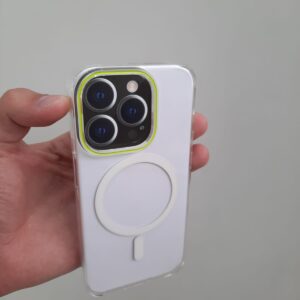 DEVIA FUNDA MAGNÉTICA CON MARCO DE CÁMARA COLORIDO 15 PRO